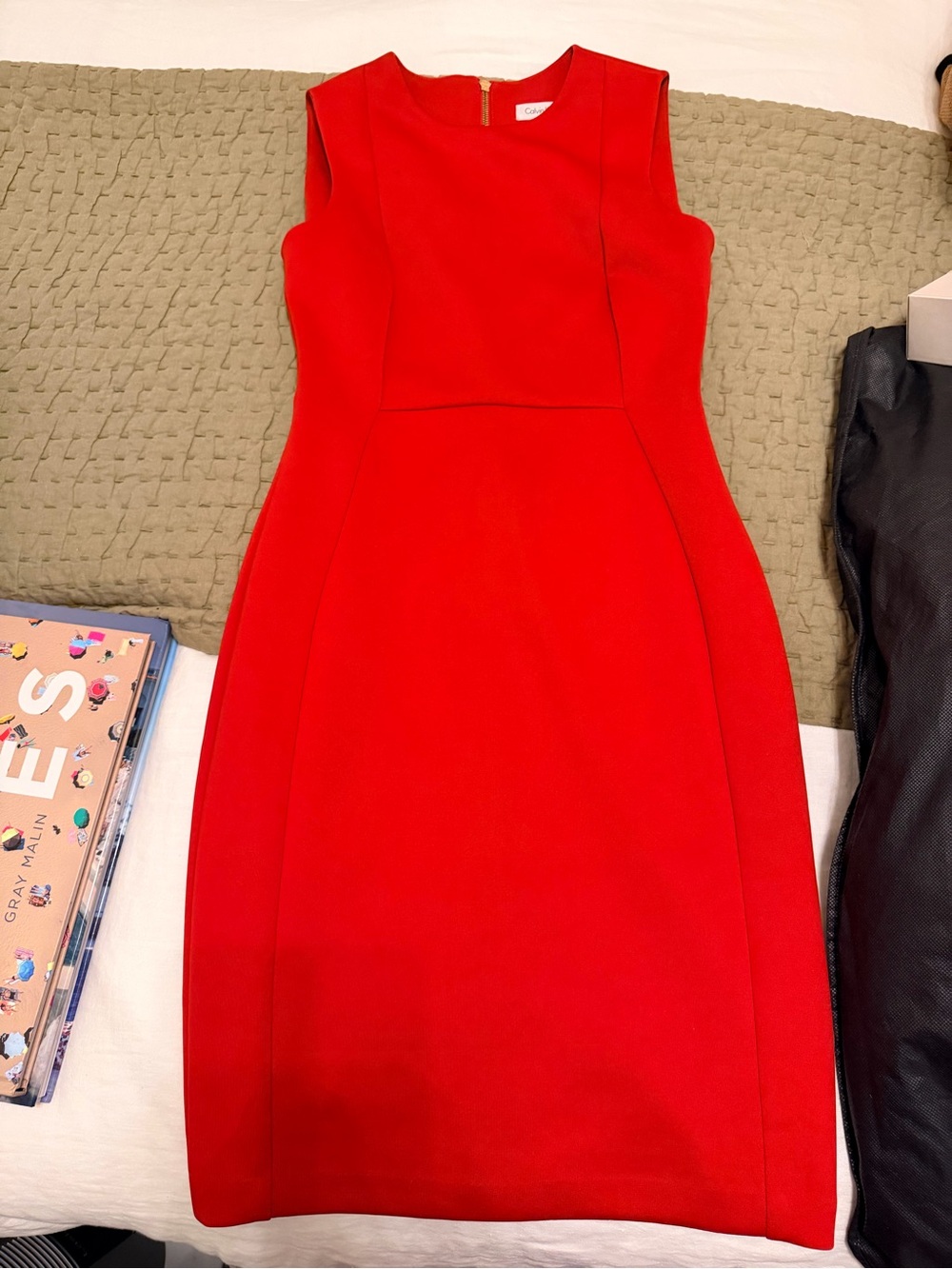 Calvin Klein Red midi Dress